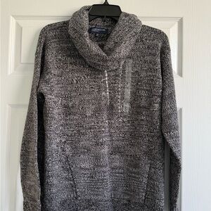 Jones New York Heather Gray Turtleneck Sweater